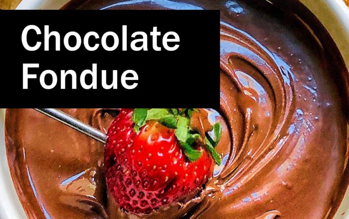 Chocolate fondue