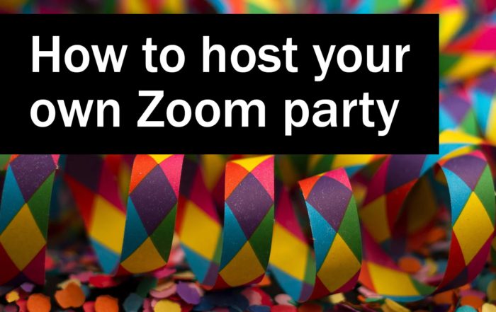 How to host your own zoom party